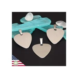 10 piezas de acero inoxidable púas de guitarra para hacer