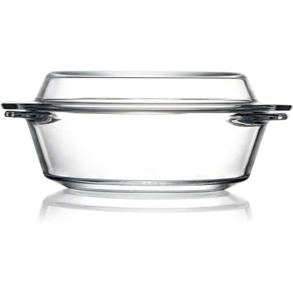 Cazuela de vidrio pequeña con tapa de vidrio cuencos_1
