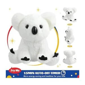Glow Guards Juguete de peluche Koala blanco iluminado de_4