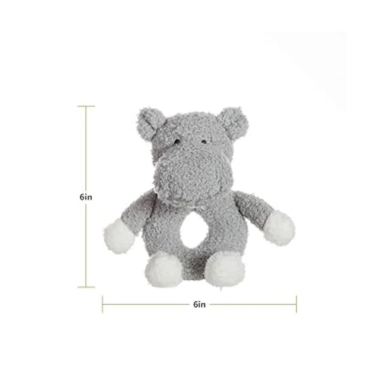 Juguete de sonajero suave de albaricoque para bebé_3