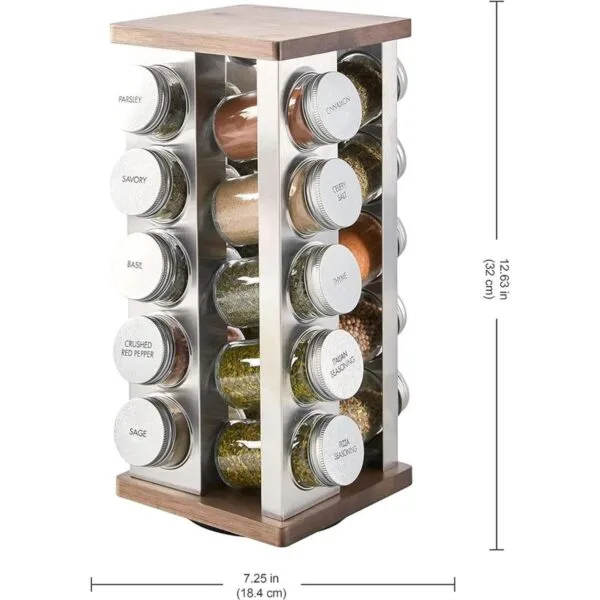 Kamenstein Estante para especias 20 tarros diseño