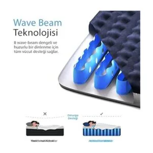 Active Era Cama de aire de lujo para camping con bomba_4