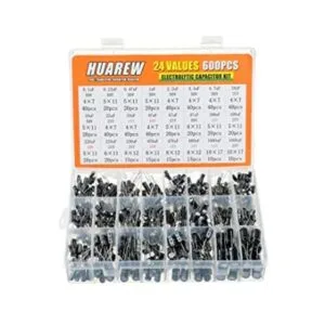 HUAREW Kit surtido de condensadores electrolíticos de_1