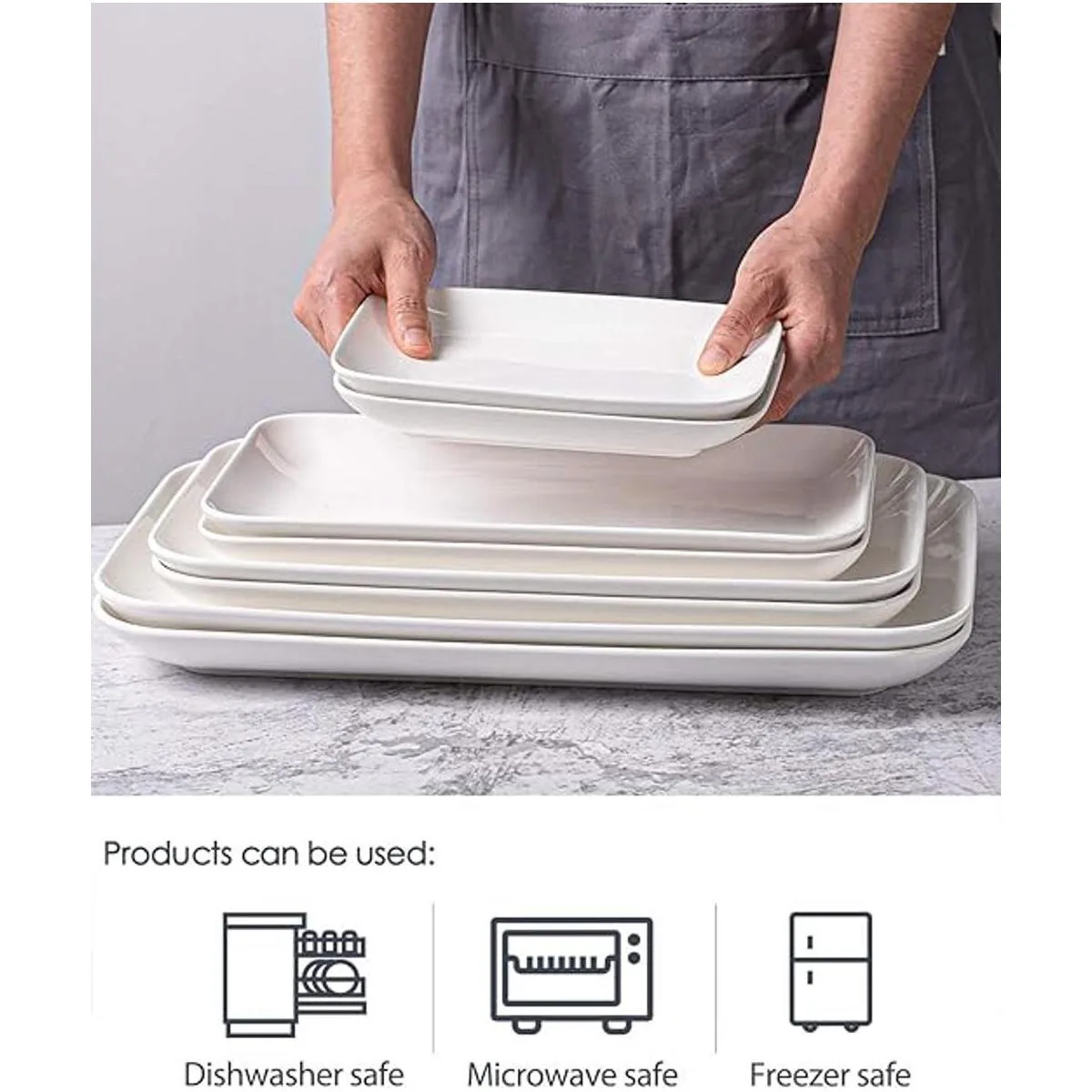 DELLING Juego de 3 bandejas grandes para servir de_3