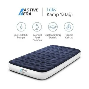 Active Era Cama de aire de lujo para camping con bomba_2