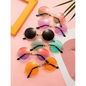 12 pares de gafas de sol hippie de los años 60 y 70 para_5