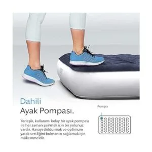Active Era Cama de aire de lujo para camping con bomba_5