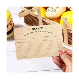 Paquete de 80 tarjetas de receta 4 x 6 pulgadas tarjetas