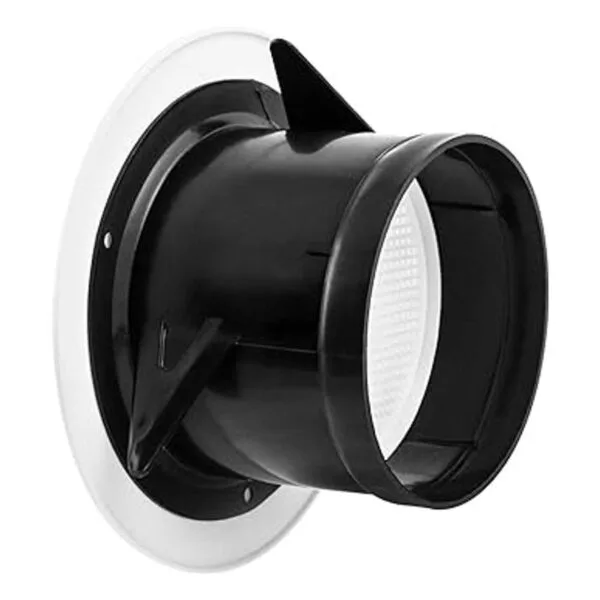 QWORK Rejilla de ventilación ABS de 4 pulgadas con malla_3