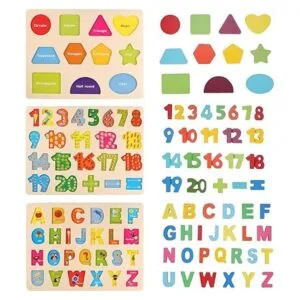 LENNYSTONE Rompecabezas de madera para niños pequeños_5