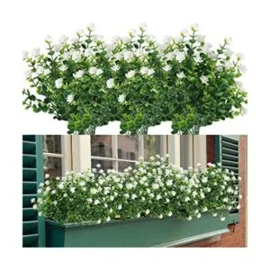 HAPLIA 6 paquetes de flores artificiales vegetación