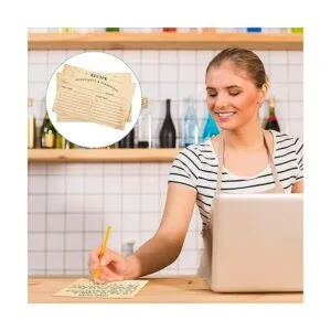 Paquete de 80 tarjetas de receta 4 x 6 pulgadas tarjetas