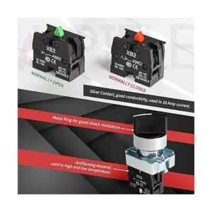 APIELE Paquete de 2 Interruptor selector de 2 posiciones_6