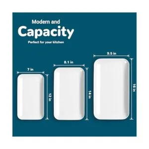 DELLING Juego de 3 bandejas grandes para servir de_2