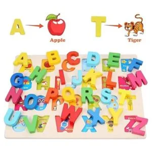 LENNYSTONE Rompecabezas de madera para niños pequeños_4