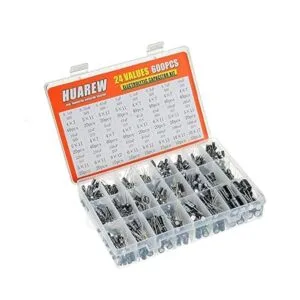 HUAREW Kit surtido de condensadores electrolíticos de_2