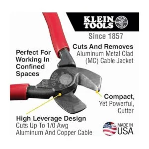 Klein Tools 63215 Cortador de cables compacto de alto_2