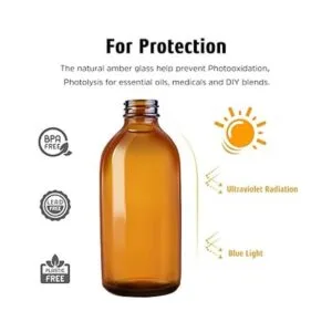 Tecohouse Botella de espray de vidrio de 8 onzas para_6