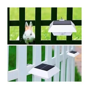 Luces solares de canalón con sensor de movimiento para