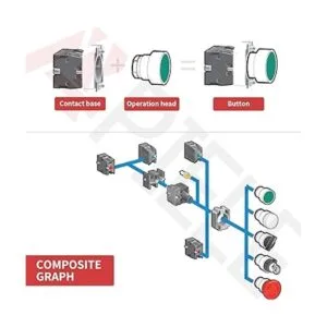 APIELE Interruptor de llave de 2 posiciones de 0.866 in_5