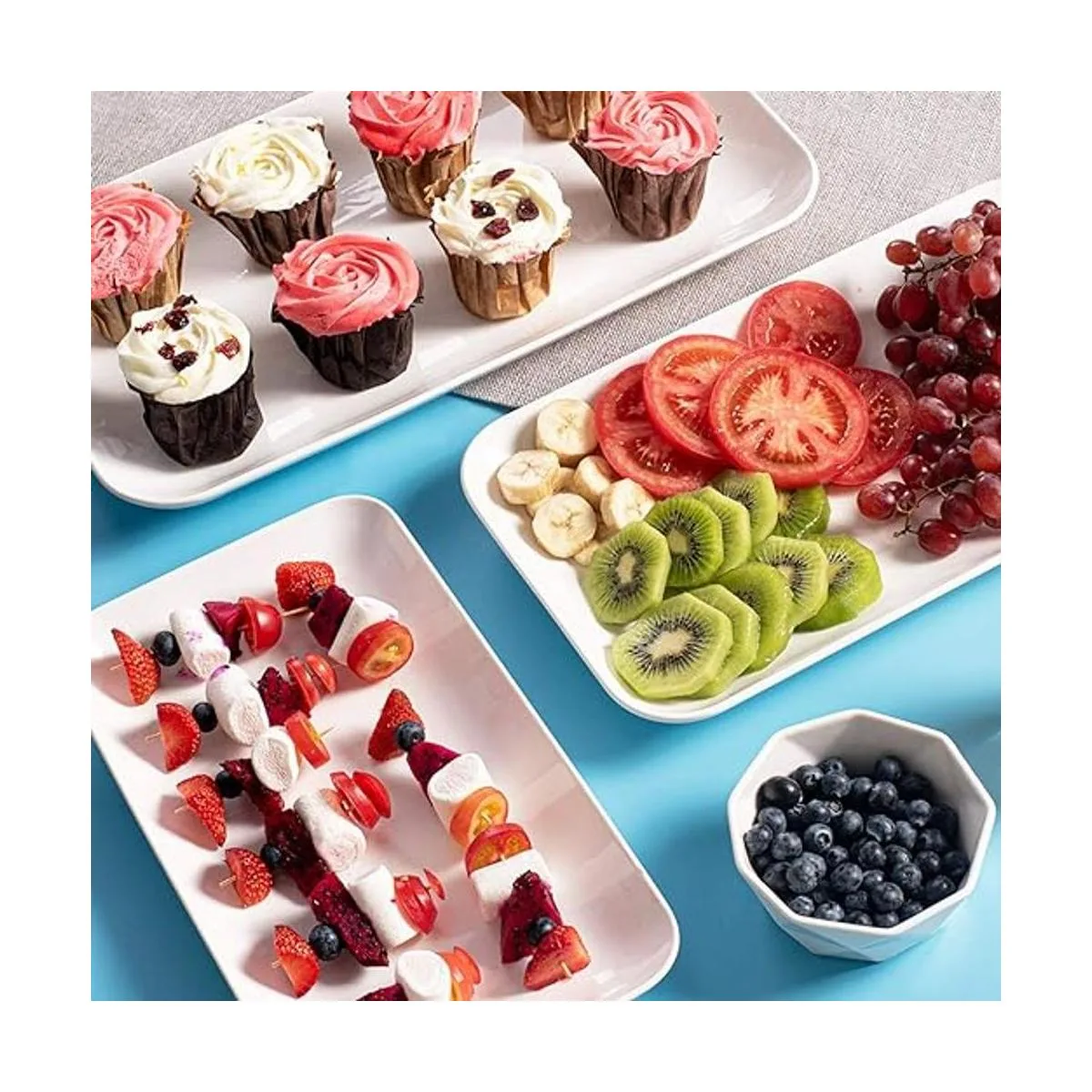 DELLING Juego de 3 bandejas grandes para servir de_6