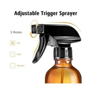 Tecohouse Botella de espray de vidrio de 8 onzas para_5