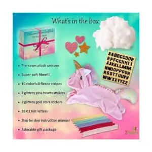 2Pepers Haz tu propio kit de almohada de unicornio para_4