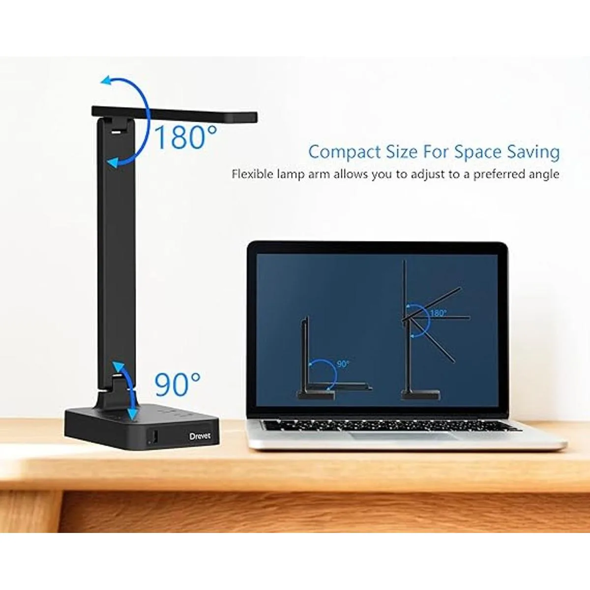 Lámpara LED de escritorio luz de escritorio Drevet con 1_3