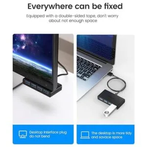 ORICO Hub USB 3.0 de 4 puertos hub USB 3.0 con puerto de_6