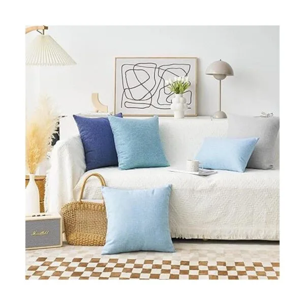 Home Brilliant Fundas de almohada de lino 1 unidad_6