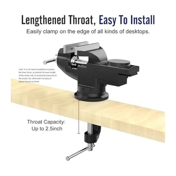 Housolution Tornillo de mesa universal de 3 pulgadas_6