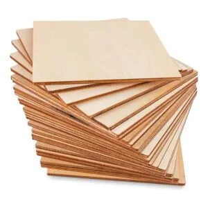 Paquete de 50 piezas cuadradas de madera sin terminar en_4