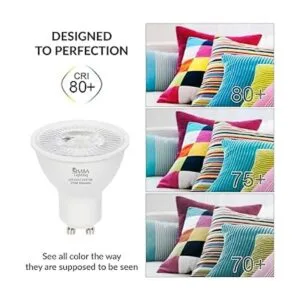 Simba Lighting Bombilla LED GU10 de 5 W regulable paquete