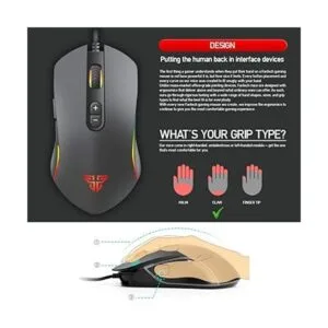 Fantech X9 Ratón para videojuegos con cable 7 botones de_3