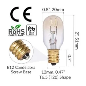 Simba Lighting T6.5 Bombilla de repuesto de 25 W 12