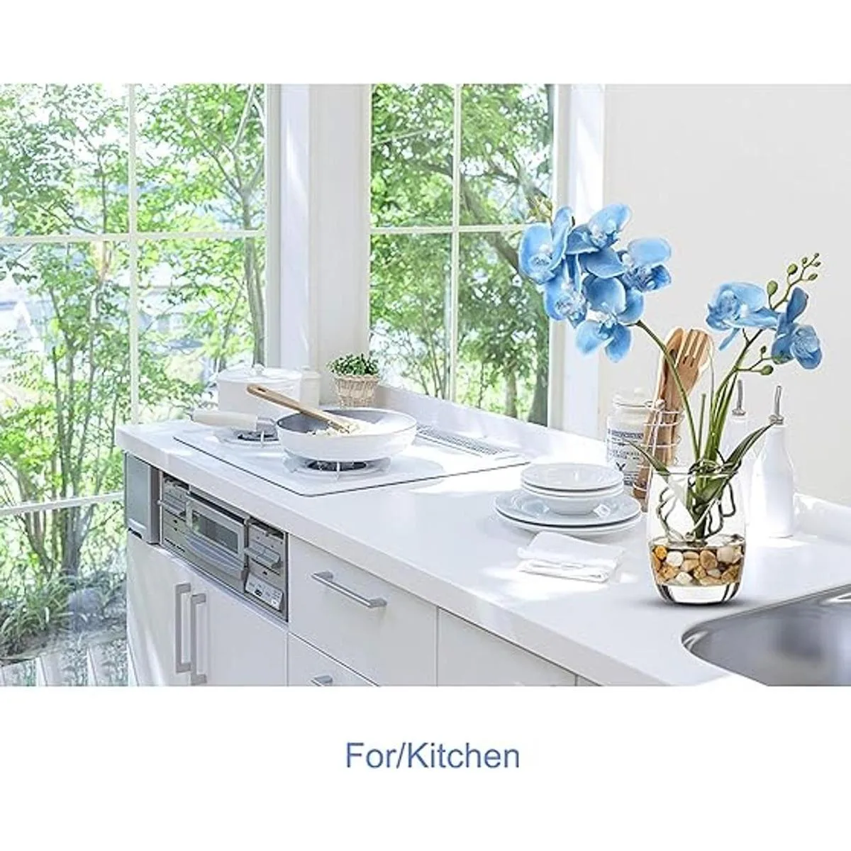 Jusdreen Bonsái de flores artificiales con jarrón de