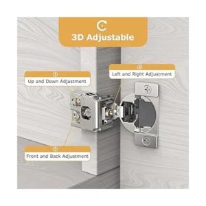 Furniware Bisagras de gabinete de cierre suave de_3