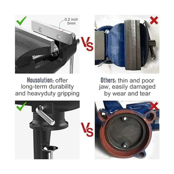 Housolution Tornillo de mesa universal de 3 pulgadas_4