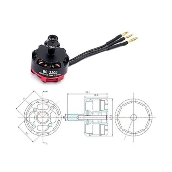 Readytosky RS2205 2300KV Motor sin escobillas CWCCW 34S_2