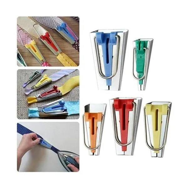 Kit de fabricación de cinta bias de 5 tamaños 14 pulgadas_5