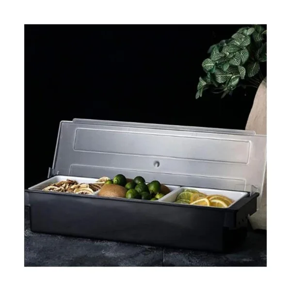 FEOOWV Bandeja para condimentos de frutas y verduras con