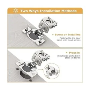 Furniware Bisagras de gabinete de cierre suave de_6