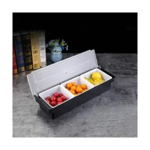 FEOOWV Bandeja para condimentos de frutas y verduras con