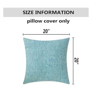Home Brilliant Fundas de almohada de lino 1 unidad_5