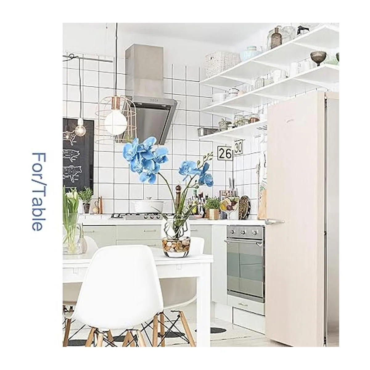 Jusdreen Bonsái de flores artificiales con jarrón de