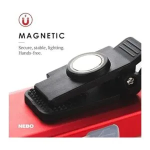 NEBO Luz de trabajo delgada recargable por USB luz de_4