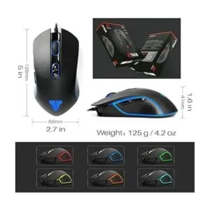 Fantech X9 Ratón para videojuegos con cable 7 botones de_2