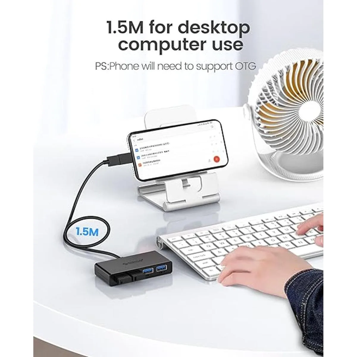 ORICO Hub USB 3.0 de 4 puertos hub USB 3.0 con puerto de_5