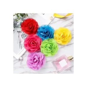 36 piezas de collar de perro lazos de flores accesorios