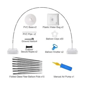 IDAODAN Kit de arco de globos soporte de arco de globos_4